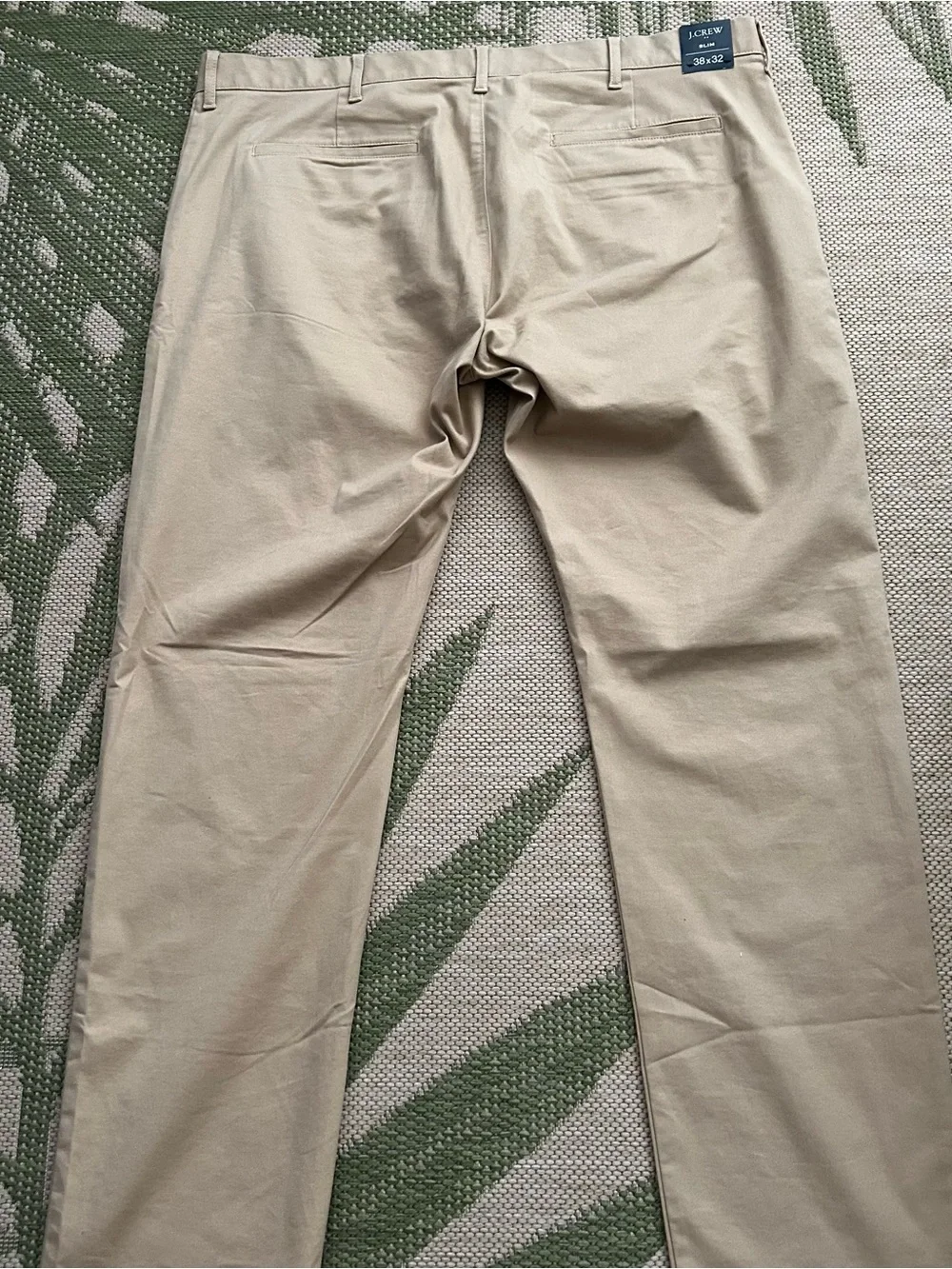 J. Crew Slim Straight TruTemp Chinos in Tan NWT 38/32